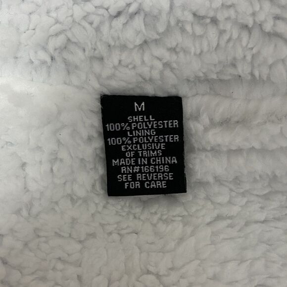 Sugar Kiss Women's Sherpa Lined Hoodie Zip Up Blue M - Picture 5 of 8